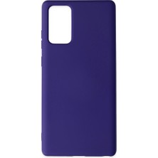 Magicool Samsung Galaxy Note 20 Kılıf Nano Içi Kadife Silikon - Mor