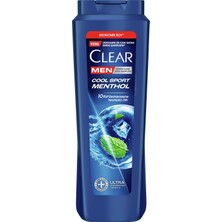 Hepta Collection Clear Men Erkek Şampuan Cool Sport Menthol Kepeğe Karşı Etkili 600 ml