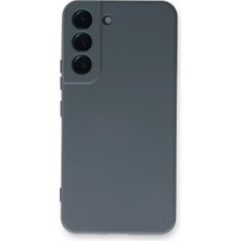 Renas Store Newface Samsung Galaxy S23 Plus Kılıf Nano Içi Kadife Silikon - Gri