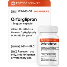 Peptide Sciences Orforglipron (12MG x 90 Capsules = 1,080MG)