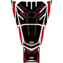 Gp Kompozit Honda Pcx 125 2021-2024 Uyumlu Yeni Seri Tank Pad Kırmızı