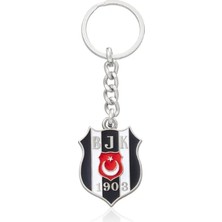 x Dekomus Lisanslı Beşiktaş Arma Logo Metal Anahtarlık "dekomus Cep Defteri Hediyeli"