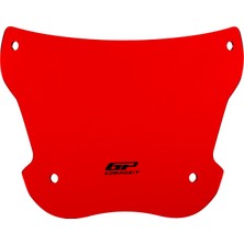 GP Kompozit Honda SH 150i 2020-2026 Uyumlu Ön Cam Kırmızı - 34 cm