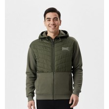 Everlast Boxing Club 2.0 Full Zip Haki Erkek Kalın Sweatshirt
