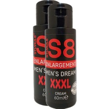 TeknoKapsül Stımul8 (S8) Erkeklere Özeı 2 Adet Xxxlbüyütücü 60 ml En Boy Ebat Kremi