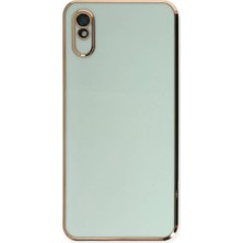 Renas Store Xiaomi Redmi 9A Kılıf Volet Silikon - Açık Yeşil
