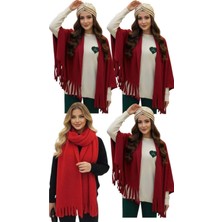 ALDAIYR 4 Adet Polar Puffy Chic Premium Soft Buklet Atkı