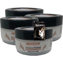 TeknoKapsül Arnavut Kremi 4X50 ml Cilt Renk Açıcı Masaj Bakım Kremi 1 Adet Jel ile