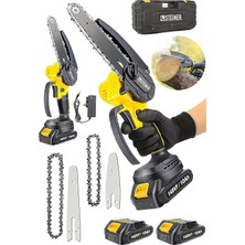 Steiner Alman 148 Vf 10 AH%100 Kömürsüz Motor Akülü Dal Kesme Budama Testere Bıçkı Makinesi 15 cm Sa