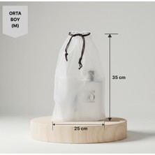 Meapuff 25*35CM (Medium) Su Geçirmez Büzme İpli Tatil Çantası 