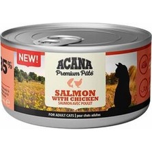 Kap Kaç Premium Pate Somonlu ve Tavuklu Ezme Yetişkin Kedi Konservesi 85 gr