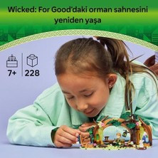 Bg Store Wicked Elphaba’nın Sığınağı 75687-7 Yaş ve Üzeri Kız ve Erkek Çocuklar Için Inşa Edilebilen Sığınak, 2 Mini Bebek ve 2 Orman Hayvanı Figürü Içeren Yaratıcı Oyuncak Yapım Seti (228 Parça)