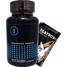 Kap Kaç Playboy Jel + Erkeklere Özel Destekleyici Takviye 60LI