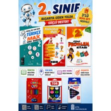 Ata Yayıncılık 2.sınıf Türkçe Max-Paragraf Max-Çözümlü Problem Kitabı Seti (Boya Seti Hediyeli)