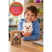 Toyfest Fuggler Baby Fugg Screech Peluş Oyuncak Beyaz Gri Koleksiyon Figürü Orijinal Zuru 8 cm
