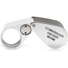 Renas Store Kontrol Için Özel Kutulu Metal Işıklı Lup 30X21