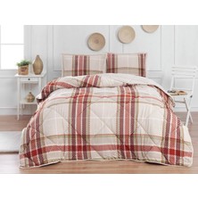 Merinos Comforter Çift Kişilik Yorgan Seti- Anna Yeşil