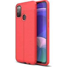 Magicool Samsung Galaxy M30S Kılıf Auto Focus Kapak - Kırmızı