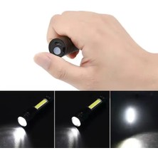 Renas Store Mini Çok Güçlü Şarjlı El Feneri (Xpe-Cob LED )  WT-030