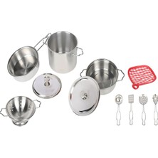 Uravas Store ATF-3815-1A 11 Parça Çelik Tencere Tava Set