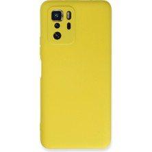 Magicool Xiaomi Poco X3 Gt Kılıf Nano Içi Kadife Silikon - Sarı
