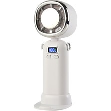 HTstore Zore AY11 Dijital LED Göstergeli Katlanabilir Portatif Mini Soğutucu El Fanı