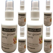 TeknoKapsül Caizilan Hair Growth Spray 6 Adet Zencefil Özlü Saça Boyut Spreyi 50 ml