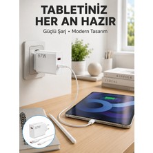 Renas Store 67 Watt Type C Hızlı Şarj Başlık  Black Shark Uyumlu Yeni Nesil
