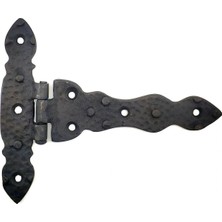 Renas Store Antika Tarz Dekoratif Pirinç Kuyruklu Düğmeli Menteşe No2 - 138X167 Mm, Oksit