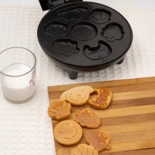 Nave Çocuk Waffle Makinesi - Siyah - 700 Watt