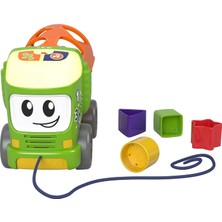 Fisher-Price Fisher Price Eğitici Sevimli Kamyon (Türkçe), Müzikli Itme Oyuncağı ve 4 Parçalı Şekil Yerleştirme G