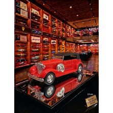 Oyuncak Sahili Klasik Metal Ata England ingiltere Model 13CM Araba Diecast Model Çekbırak Demir Oyuncak Koleksiyon Kapılar Açılır Metalic Kırmızı