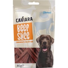 Caviara Kurutulmuş Sığır Dilim Köpek Ödül Maması 80 gr