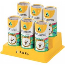 Adel 2119520101 9520 Jumbo Hexa Boya Kalemi 12 Renk 1/2