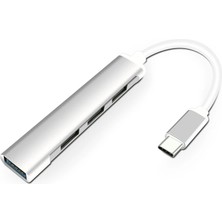 Renas Store Ally S-803 4in1 Type-C To 4x Usb3.0 Hub Çoğaltıcı Çevirici Dönüştürücü ADAPTÖR-(5775)