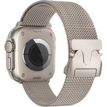 Renas Store Newface Apple Watch 42MM Milano Metal Kordon - Titan Gri