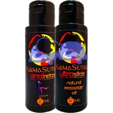 Kap Kaç Kamasutraerotik 60 ml Erotikmasaj Yağı + Kadın Erkek Analreıax 30 ml