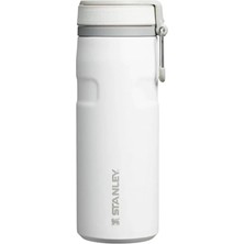 Stanley The Iceflow™ Twist & Flip Termos Su Şişesi 0.47 Litre - Beyaz (Frost) | Paslanmaz Çelik
