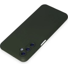 Renas Store Newface Samsung Galaxy M14 5g Kılıf Nano Içi Kadife Silikon - Koyu Yeşil