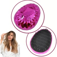 Renas Store Neon Pembe Düzleştirici Tarak Geniş Aralıklı her Saç Tipine Uygun Fırçalı Saç Düzleştirici (5047)