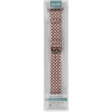 TeknoKapsül Watch 42MM Karo Motif Kordon - Pembe
