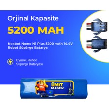 Ümit Maker Neabot Nomo N1 Plus 5200 Mah 14.4V Robot Süpürge Batarya