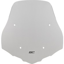 GP Kompozit Honda SH 350i 2021-2026 Uyumlu Elcikli Ön Cam Şeffaf - 65 cm