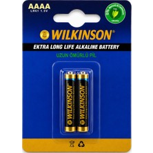 CHILLTECH     Wilkinson Aaaa LR61 1.5V Alkalin Pil 2’li – Incenin Incesi Uzun Ömürlü Pil