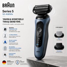 Braun Series 5 Elektrikli Tıraş Makinesi, Islak ve Kuru, Hassas Düzeltici, Vücut, 52-A1650S