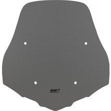 GP Kompozit Honda SH 125i 2020-2026 Uyumlu Elcikli Ön Cam Füme - 65 cm
