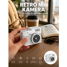 Renas Store Taşınabilir Cep Boy Dijital Kamera LED Işıklı 1080P Video Çekim Yeni Nesil