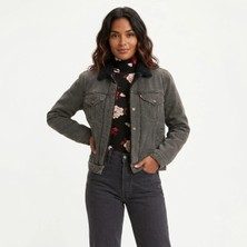 Levi's The Original Sherpa kürklü kadın kot ceket