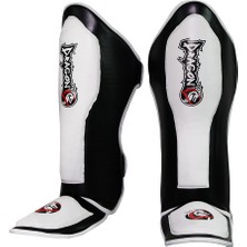 Dragondo 40725-P Kaval Ayak Koruyucu Neo Siyah Beyaz Kick Boks Kaval Koruyucu