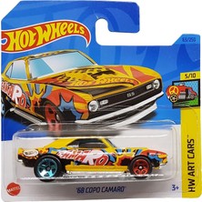 Hot Wheels - ´68 Copo Camaro - Hw Art Cars 5/10 - HKH49 - Short Card - Gm - Comic Style - Mattel 202